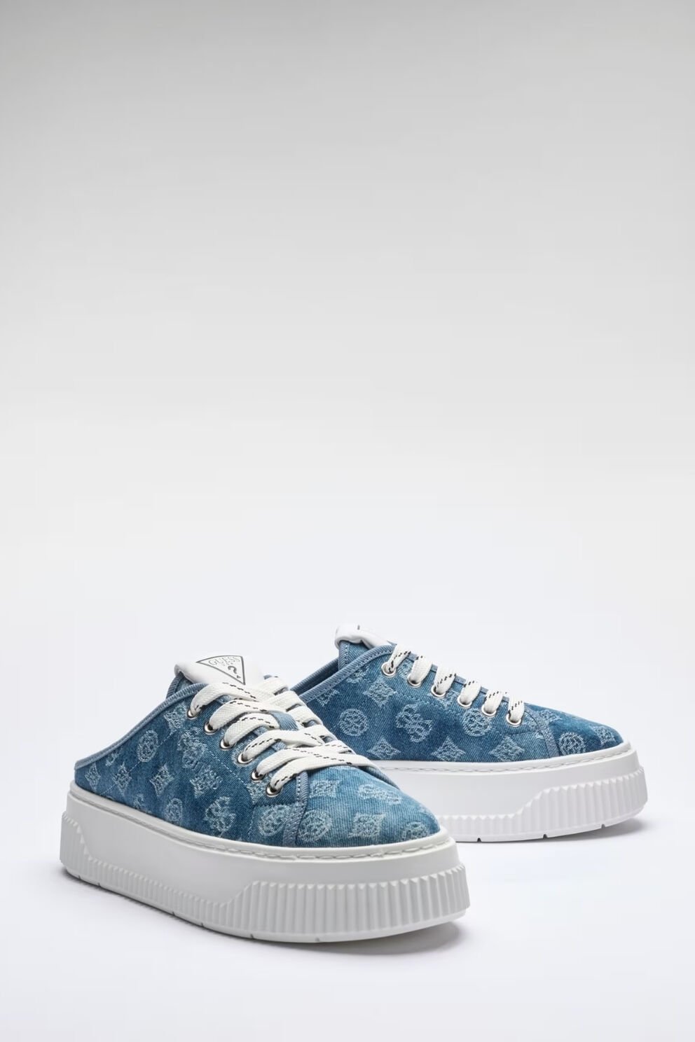 Guess Nudge Denim Spor Ayakkabılar Mavi