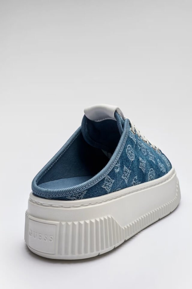 Guess Nudge Denim Spor Ayakkabılar Mavi