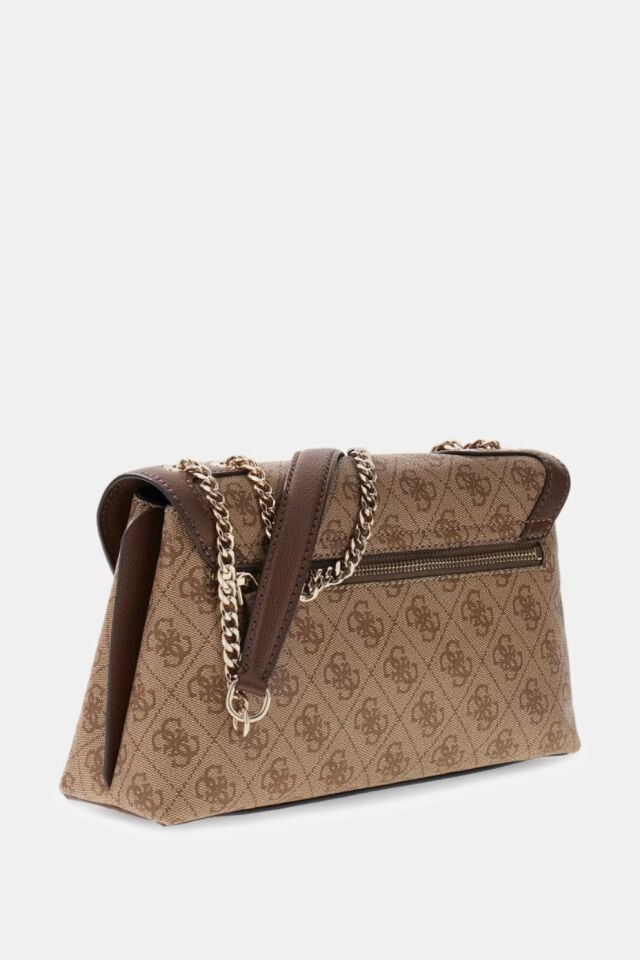 Guess Lindsey Crossbody Çanta Kahverengi