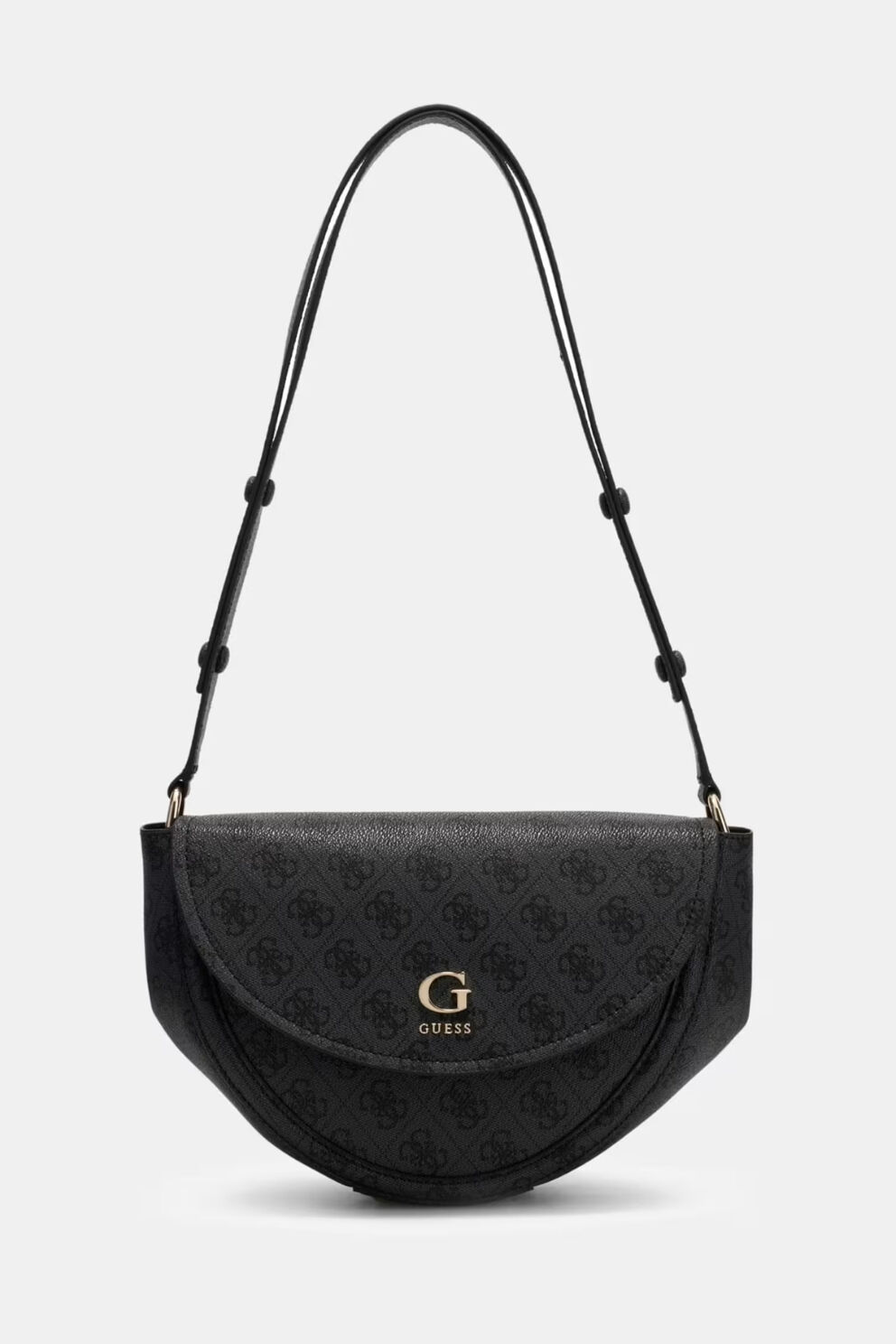 Guess Coleen Logo Çanta Koyu Gri