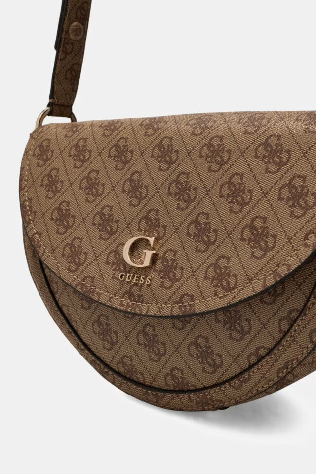 Guess Coleen Logo Çanta Kahverengi
