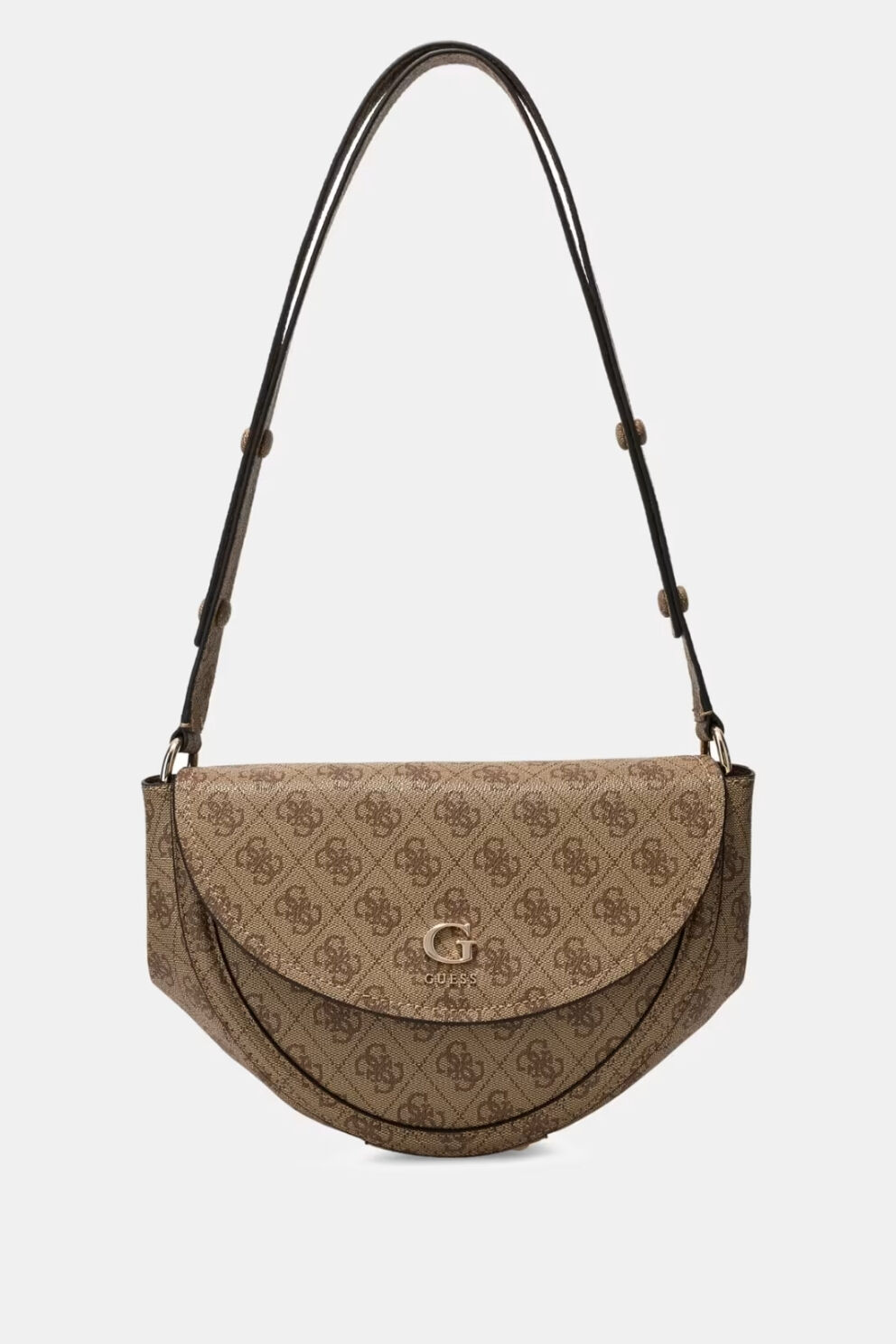 Guess Coleen Logo Çanta Kahverengi
