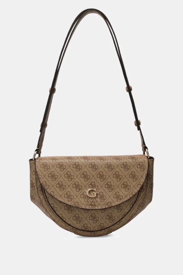 Guess Coleen Logo Çanta Kahverengi