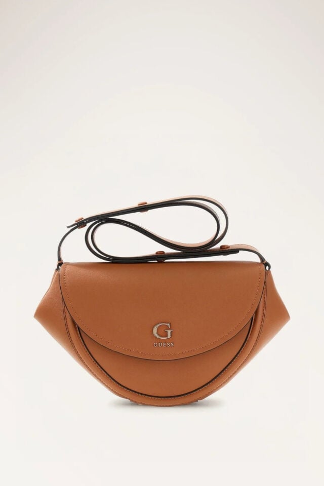 Guess Coleen Dönüştürülebilir X-body Çanta Karamel