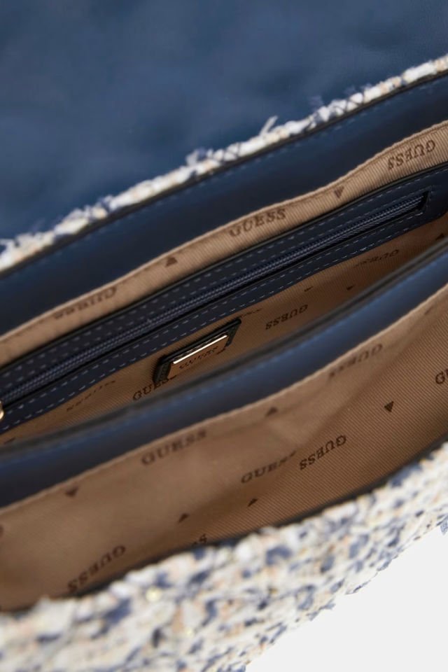 Guess Giully Tüvit Çapraz Çanta Mavi