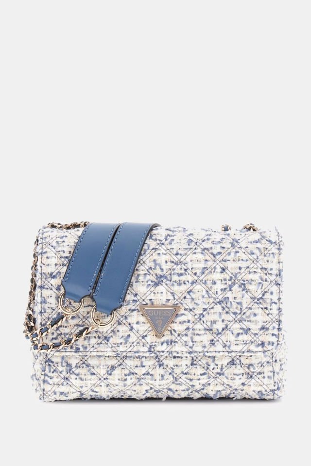 Guess Giully Tüvit Çapraz Çanta Mavi