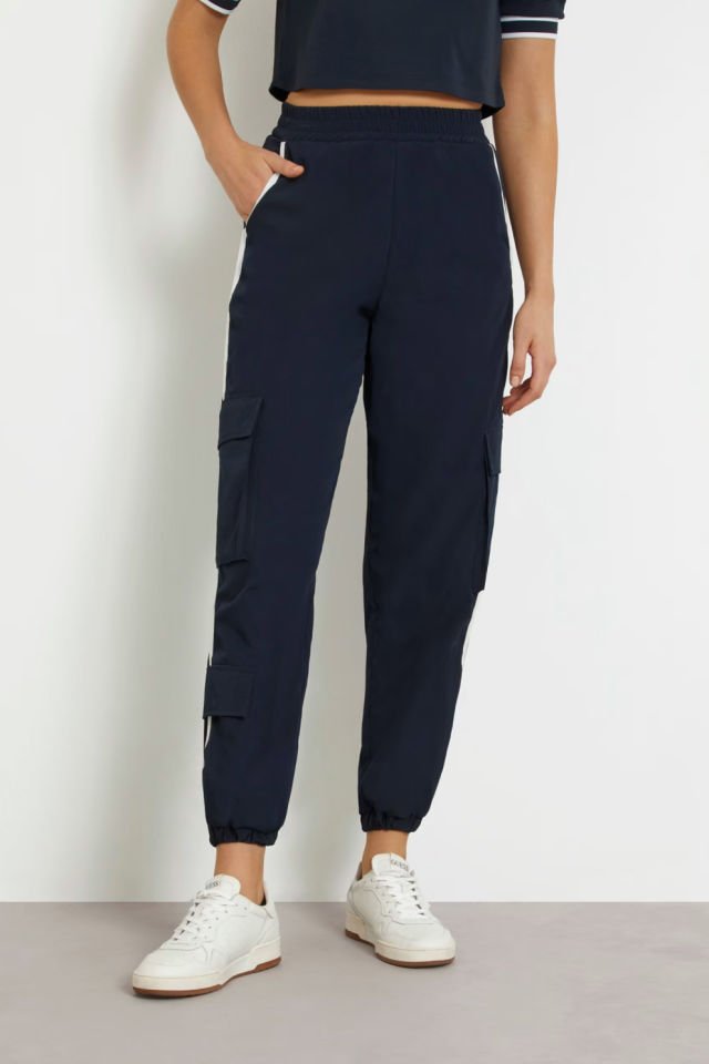 Guess Normal Bel Kargo Pantolon Mavi