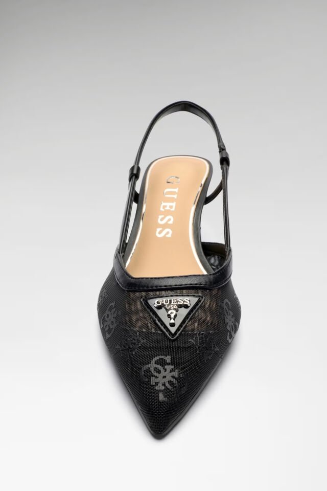 Guess Yanno Logo Slingback Siyah