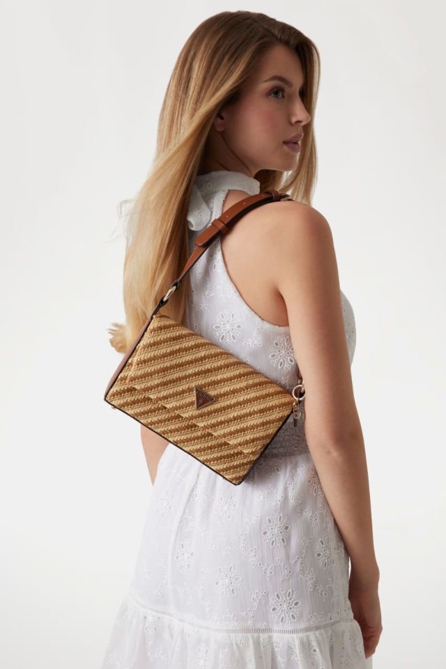 Guess Simona Rafya Mini Omuz Çantası