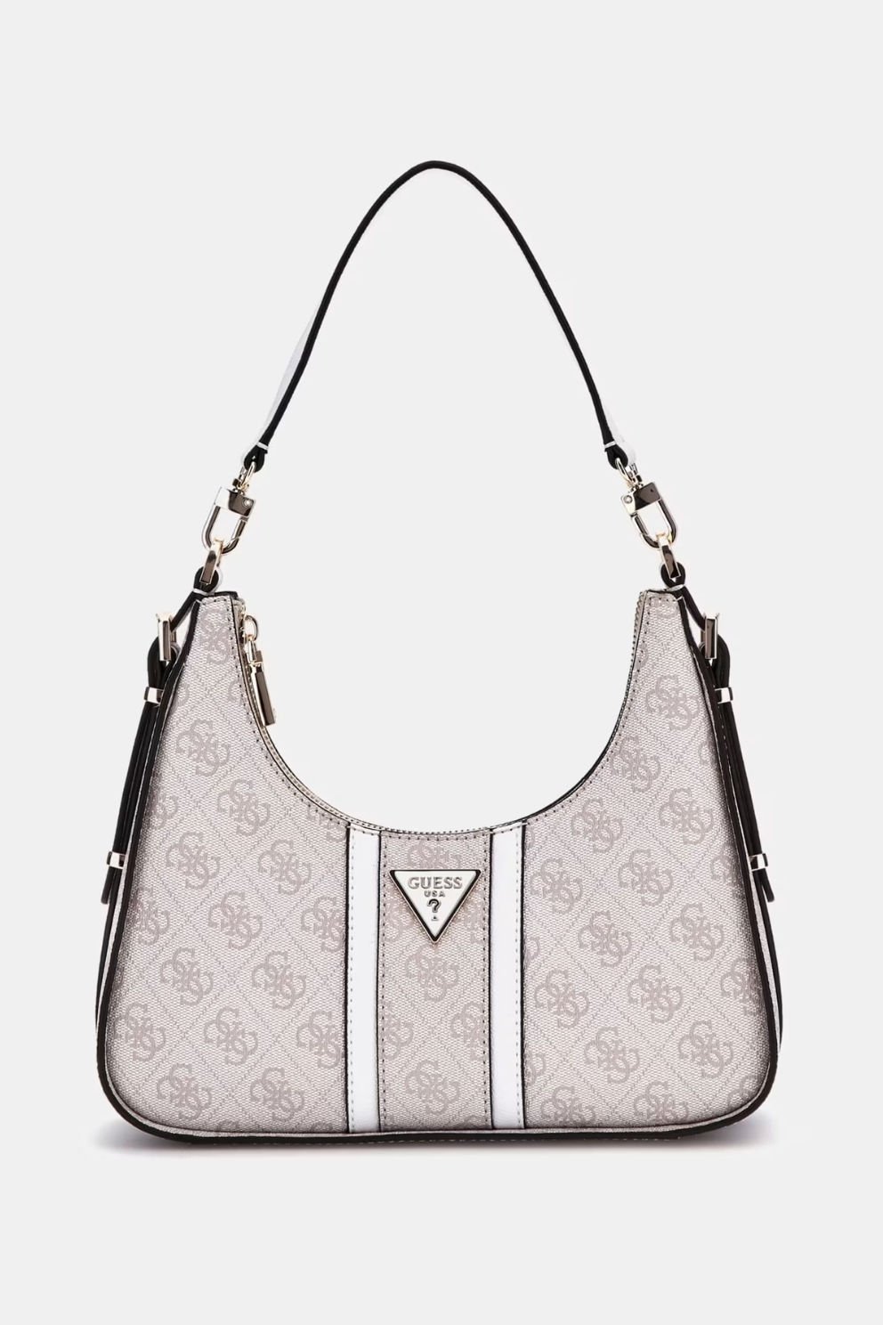 Guess Noreen 4G Logolu Omuz Çantası Beyaz