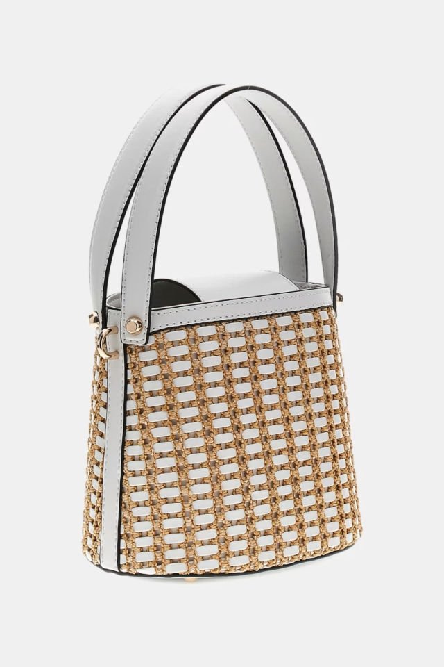 Guess Atalia Rafya Mini Kova Çanta