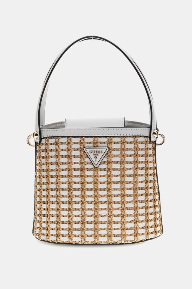 Guess Atalia Rafya Mini Kova Çanta