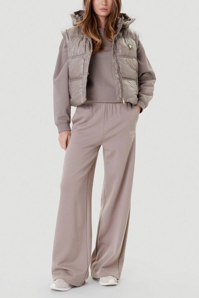 Guess Bej Kadın Dolgulu Yelek