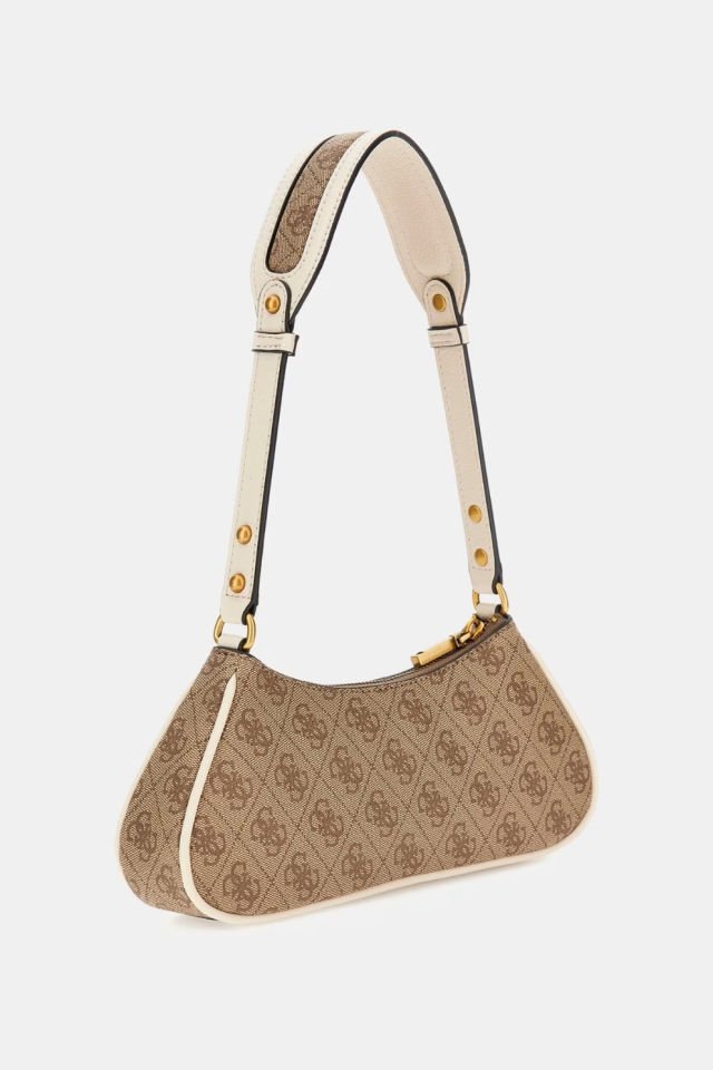 Guess Mintha 4G Logolu Omuz Çantası Bej