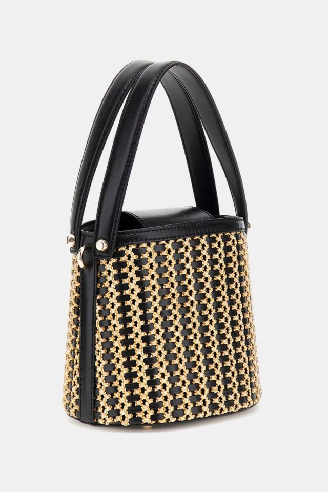 Guess Atalia Rafya Mini Kova Çanta