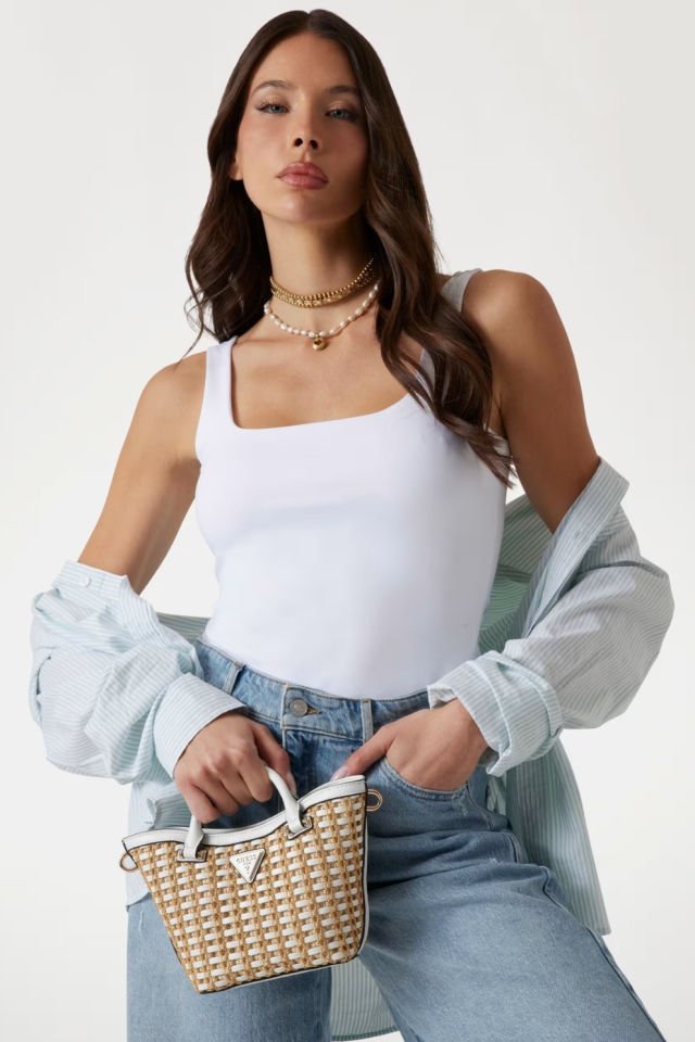 Guess Atalia Rafya Mini El Çantası