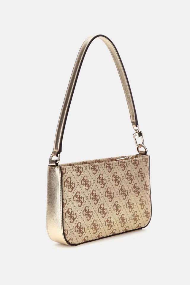 Guess Twiller 4G Logolu Mini Omuz Çantası Altın