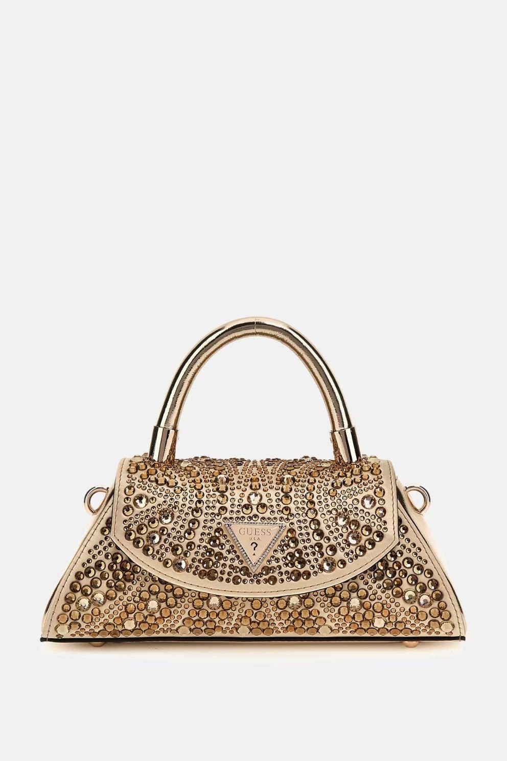 Guess Beauvoir Mini El Çantası Altın Rengi
