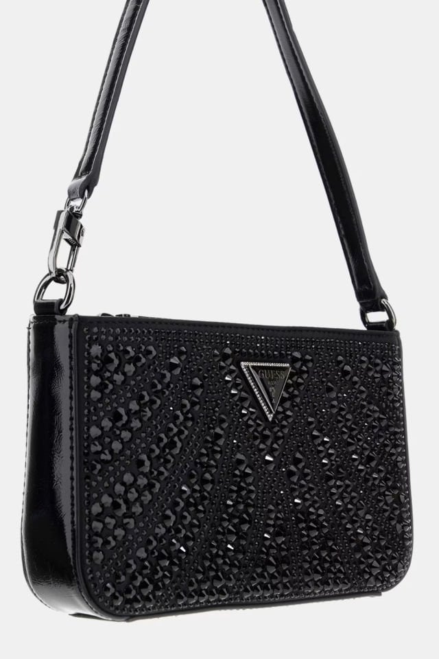 Guess Beauvoir Mini Omuz Çantası Siyah