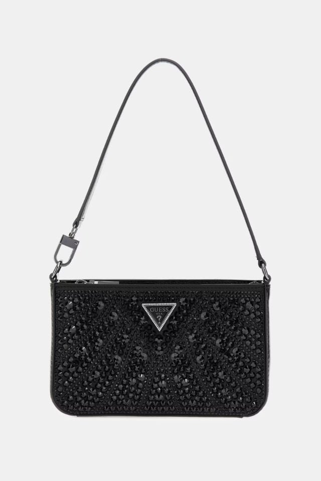 Guess Beauvoir Mini Omuz Çantası Siyah