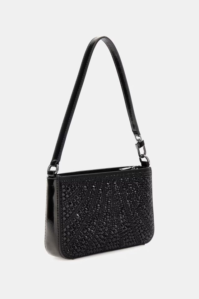 Guess Beauvoir Mini Omuz Çantası Siyah