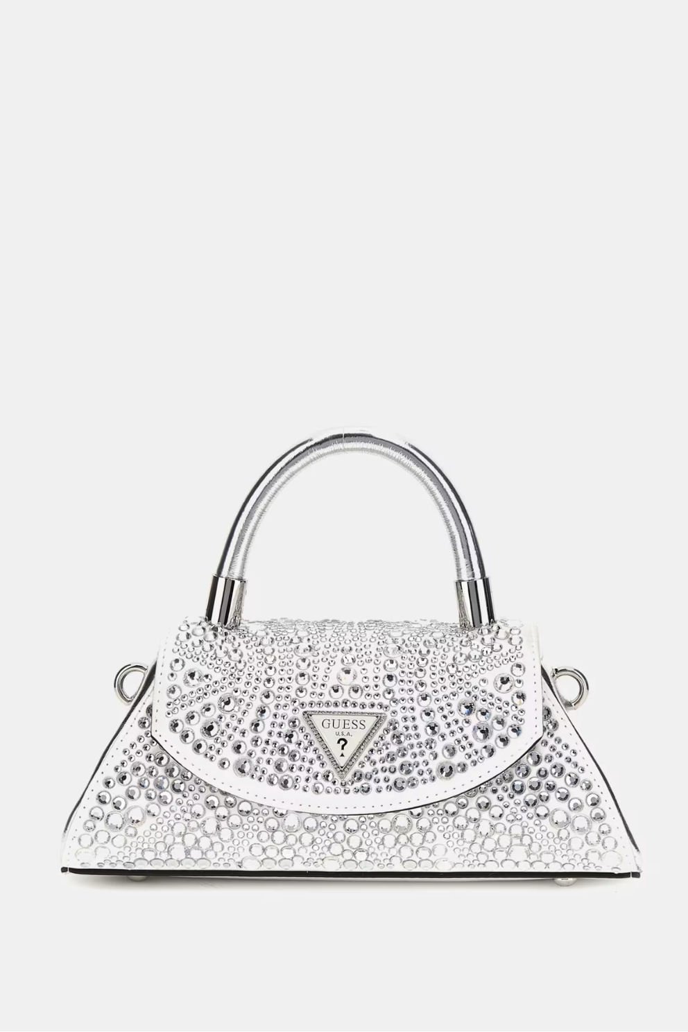 Guess Beauvoir Mini El Çantası Gümüş