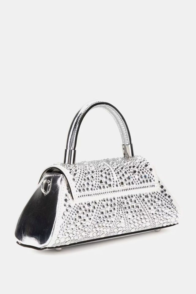 Guess Beauvoir Mini El Çantası Gümüş