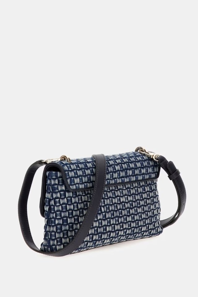 Guess Majka Jean Çapraz Çanta Mavi