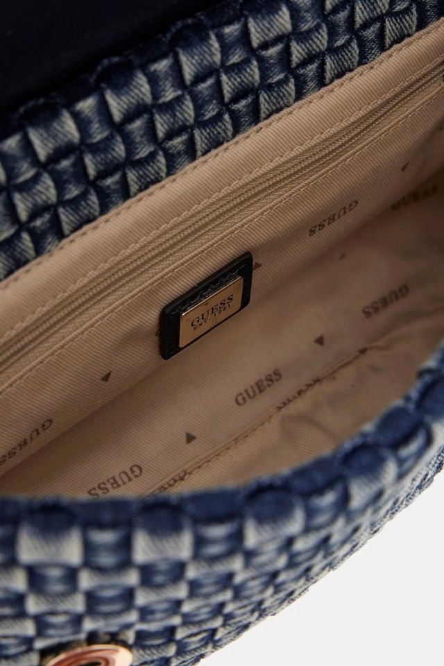 Guess Majka Jean Çapraz Çanta Mavi