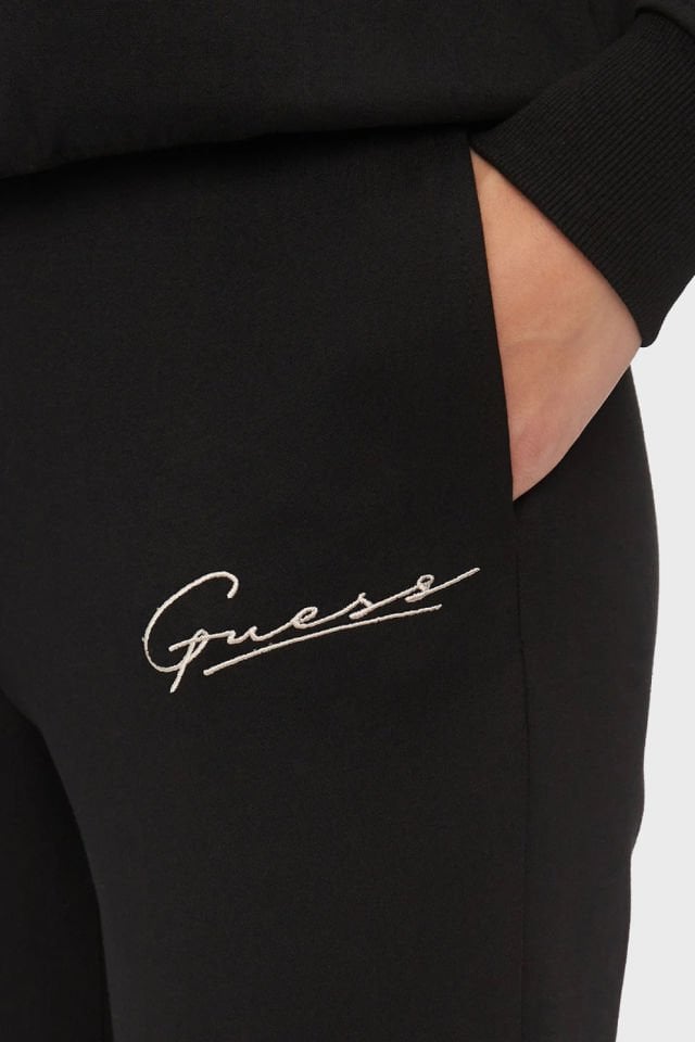 Guess Küçük Logolu Jogger Pantolon Siyah