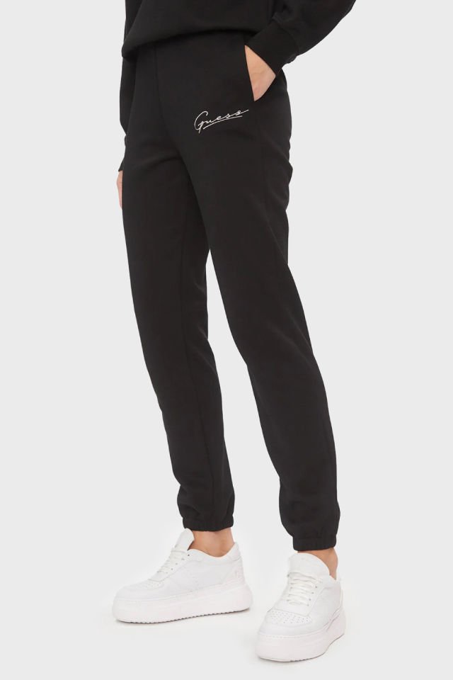 Guess Küçük Logolu Jogger Pantolon Siyah