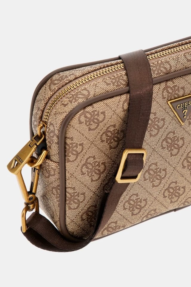 Guess Vezzola Smart Mini Çapraz Çanta Bej