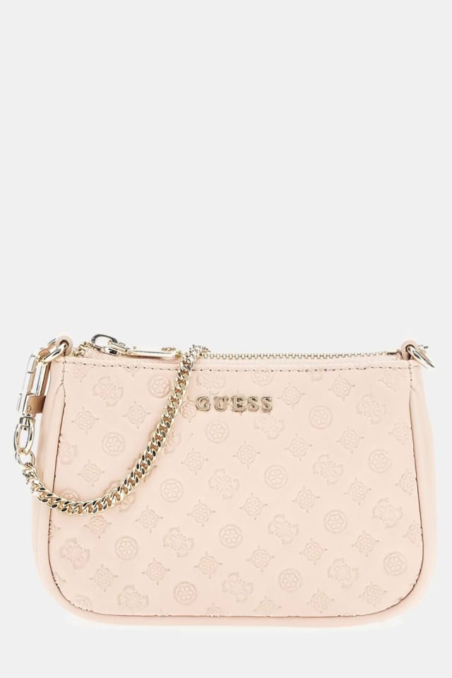 Guess Şakayık 4G Logolu Kişisel Bakım Çantası Pembe