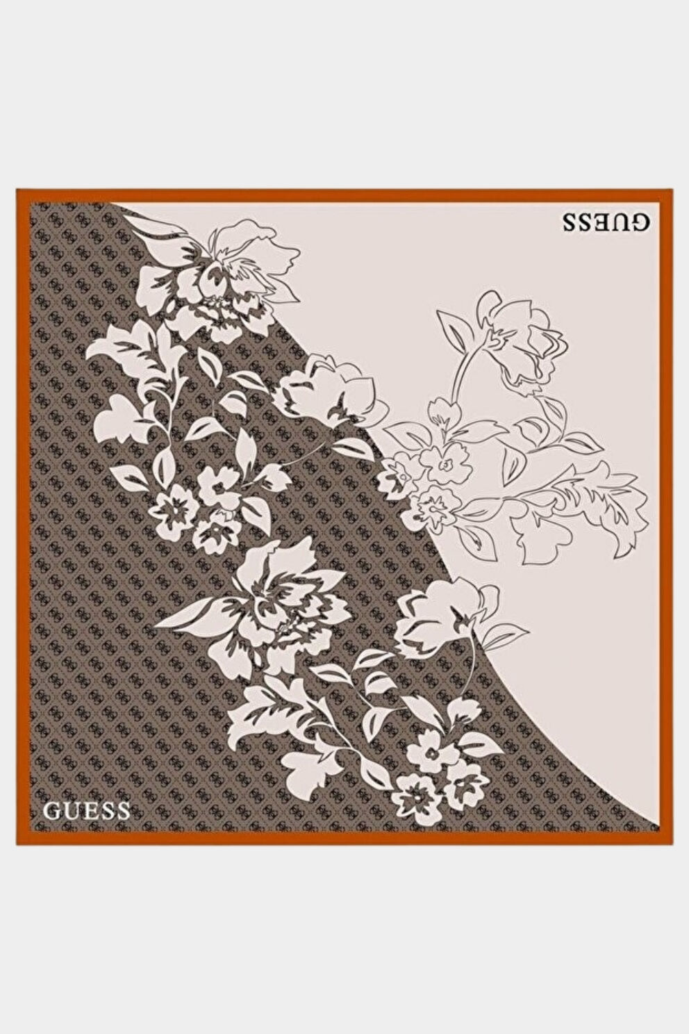 Guess Square Tivil İpek Eşarp