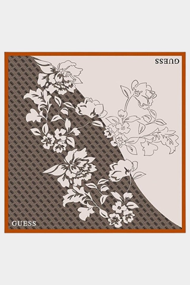 Guess Square Tivil İpek Eşarp