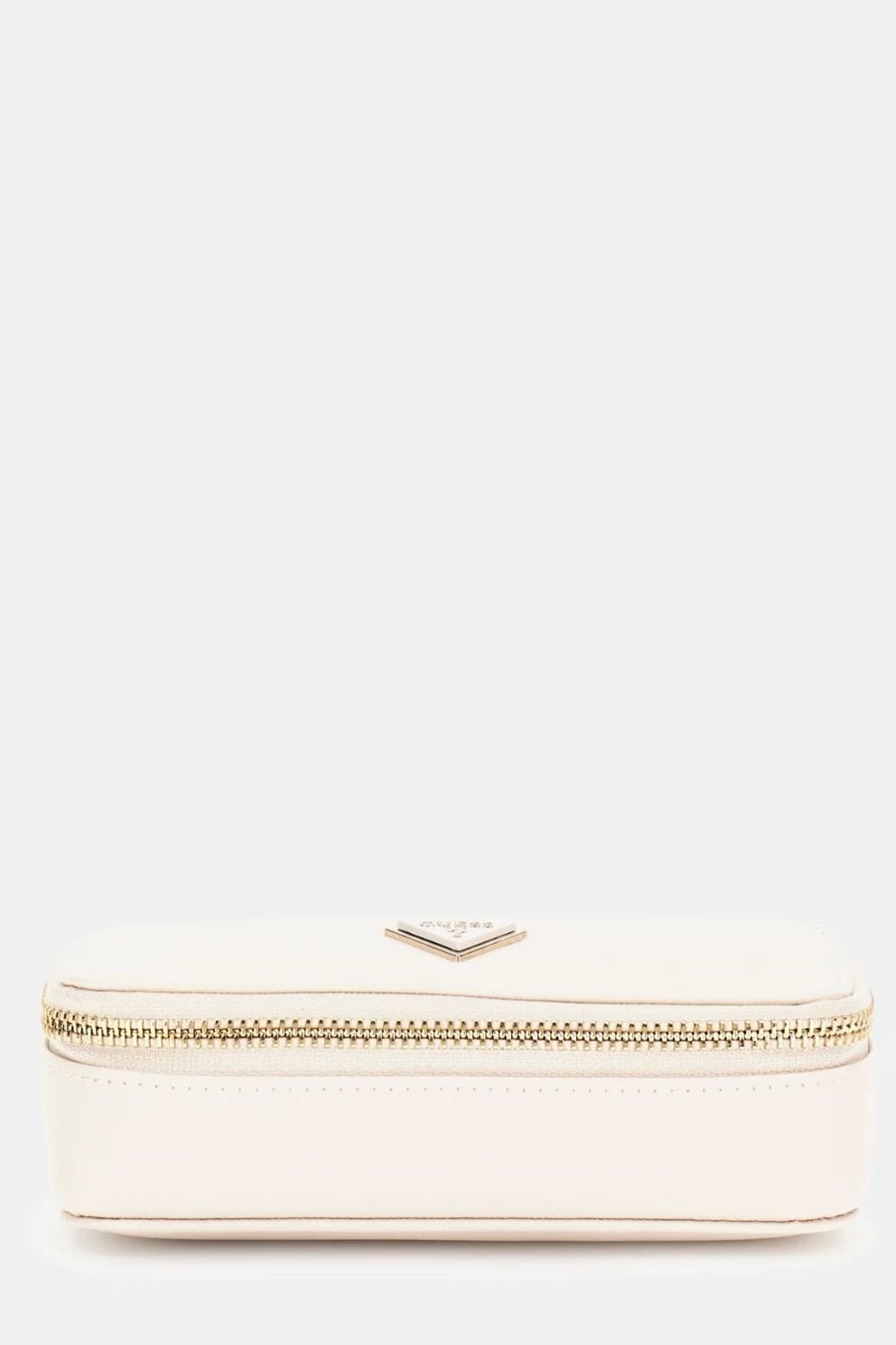 Guess Saffiano Takı Çantası Krem