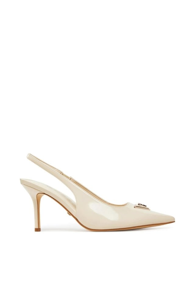 Guess Slıngback Nassır Topuklu Ayakkabı Krem