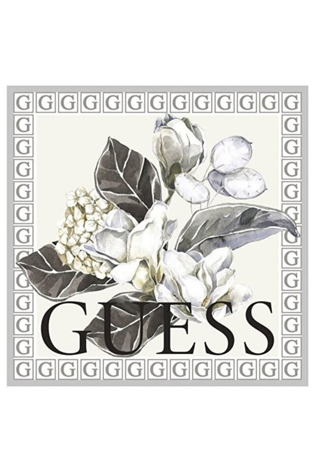 Guess Tivil İpek Eşarp Gri