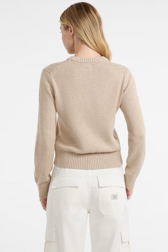 Guess  Logo İntarsia Kazak