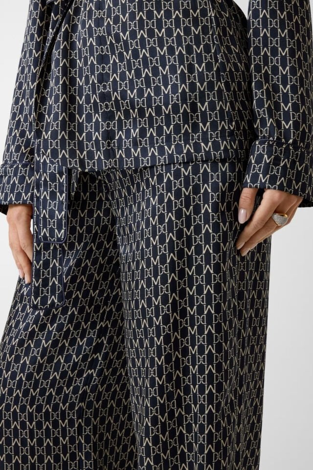 Guess Marciano Logo Baskılı Pantolon Siyah