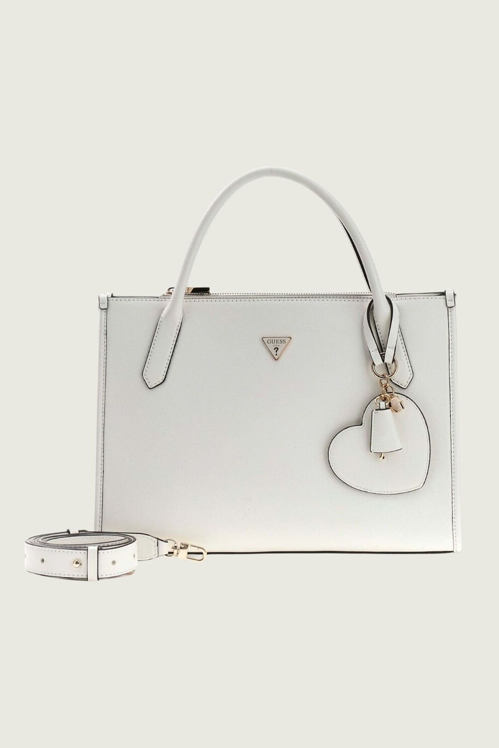 Guess Isobel Omuz Çantası Beyaz