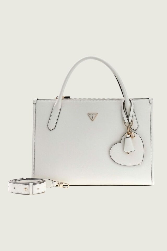 Guess Isobel Omuz Çantası Beyaz