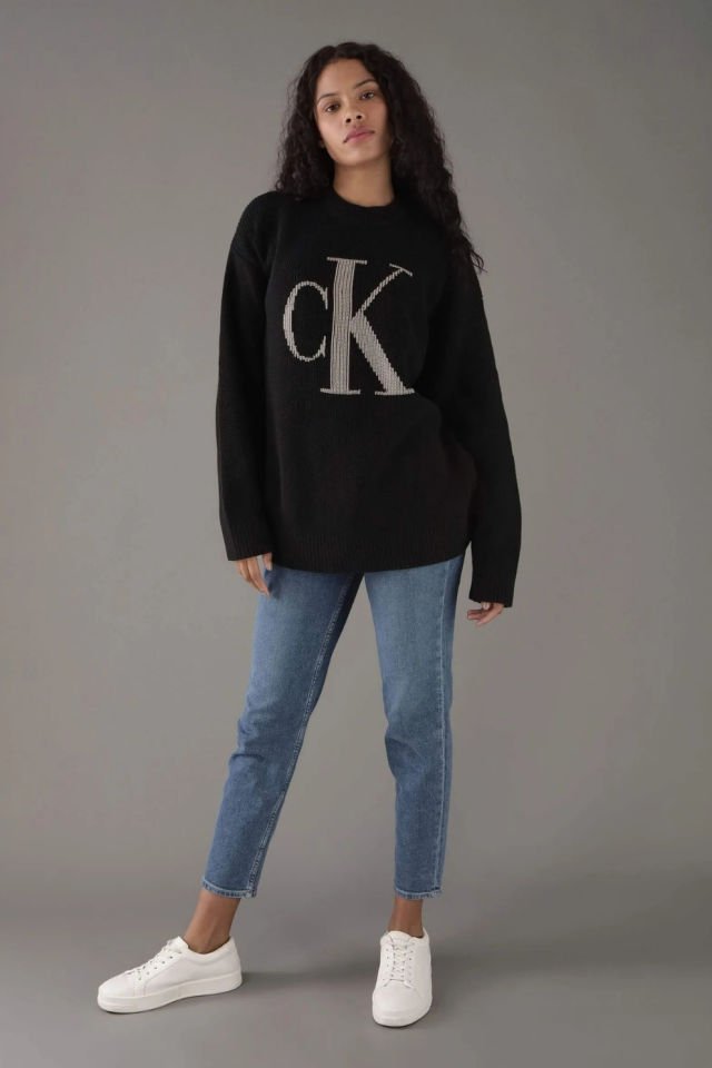 Calvin Klein Monogram Kazak Siyah