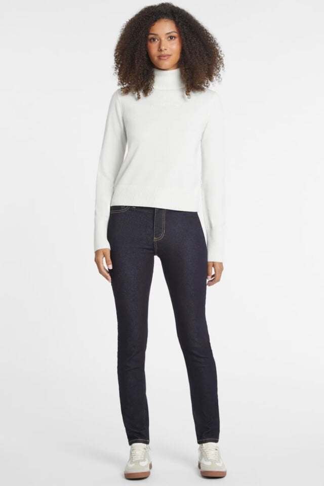 Guess Yün Karışımlı Kazak Beyaz