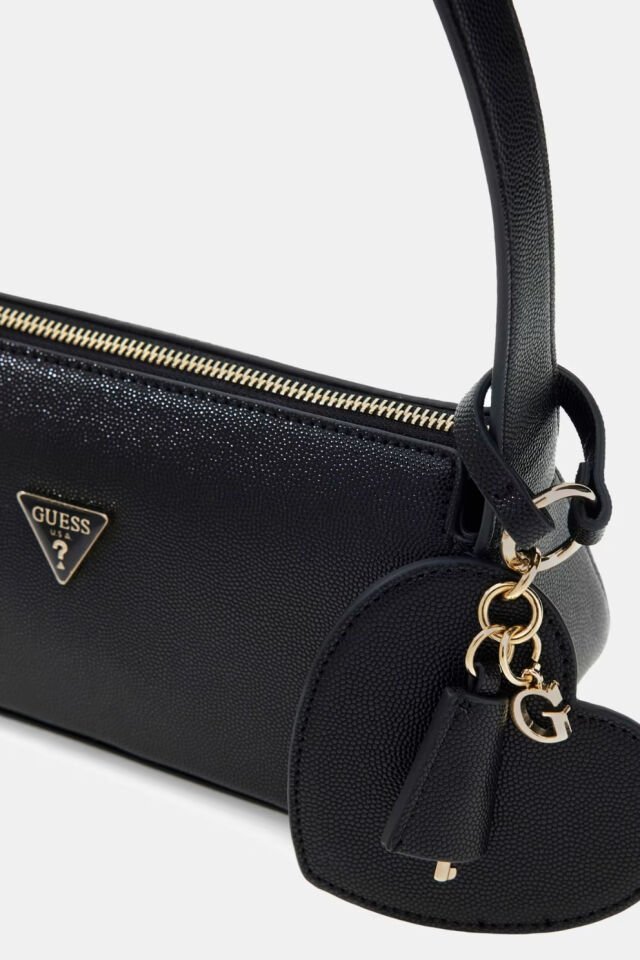 Guess Isobel Logo Omuz Çantası Siyah