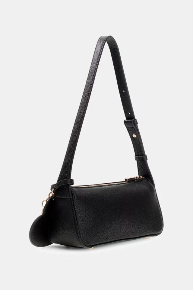 Guess Isobel Logo Omuz Çantası Siyah