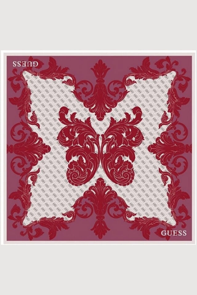 Guess Tivil Square Kadın Ipek Eşarp Pembe