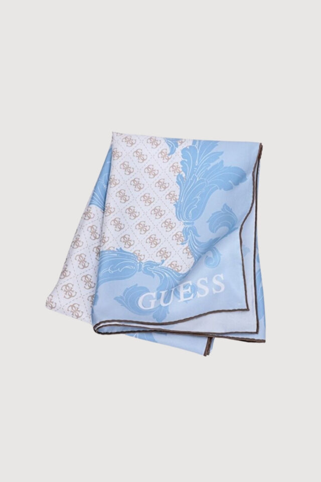 Guess Tivil Square Kadın Ipek Eşarp Mavi