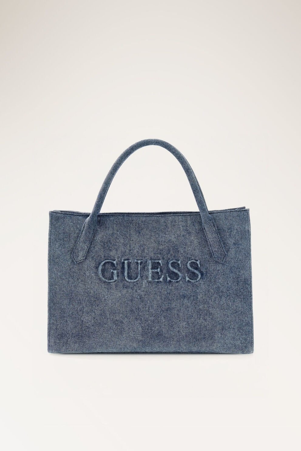 Guess Jodi Tote Omuz Askılı Denim Çanta