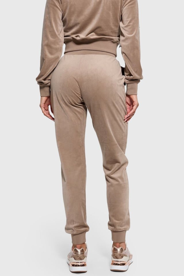 Guess Kadife Jogger Pantolon Bej
